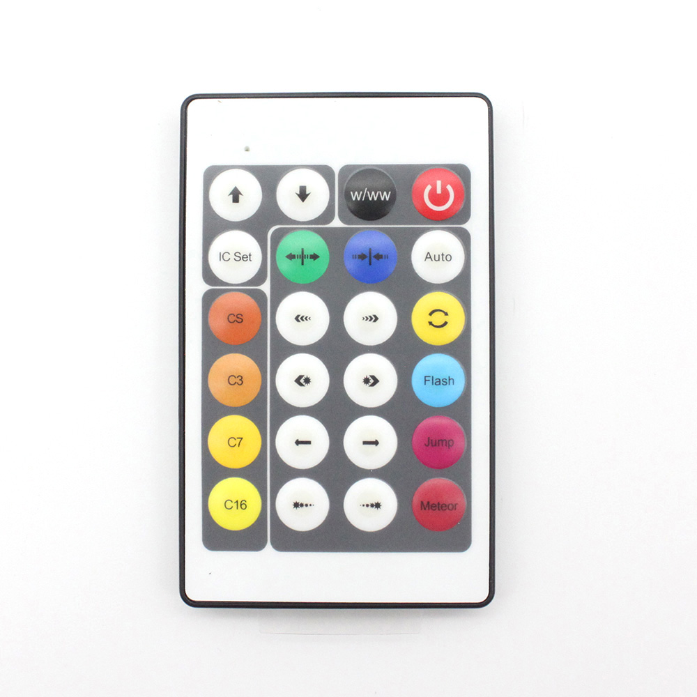 Dc 5v 24v 24 Key Ir Remote Controller For Ws2811 Ws2812b Dream Color